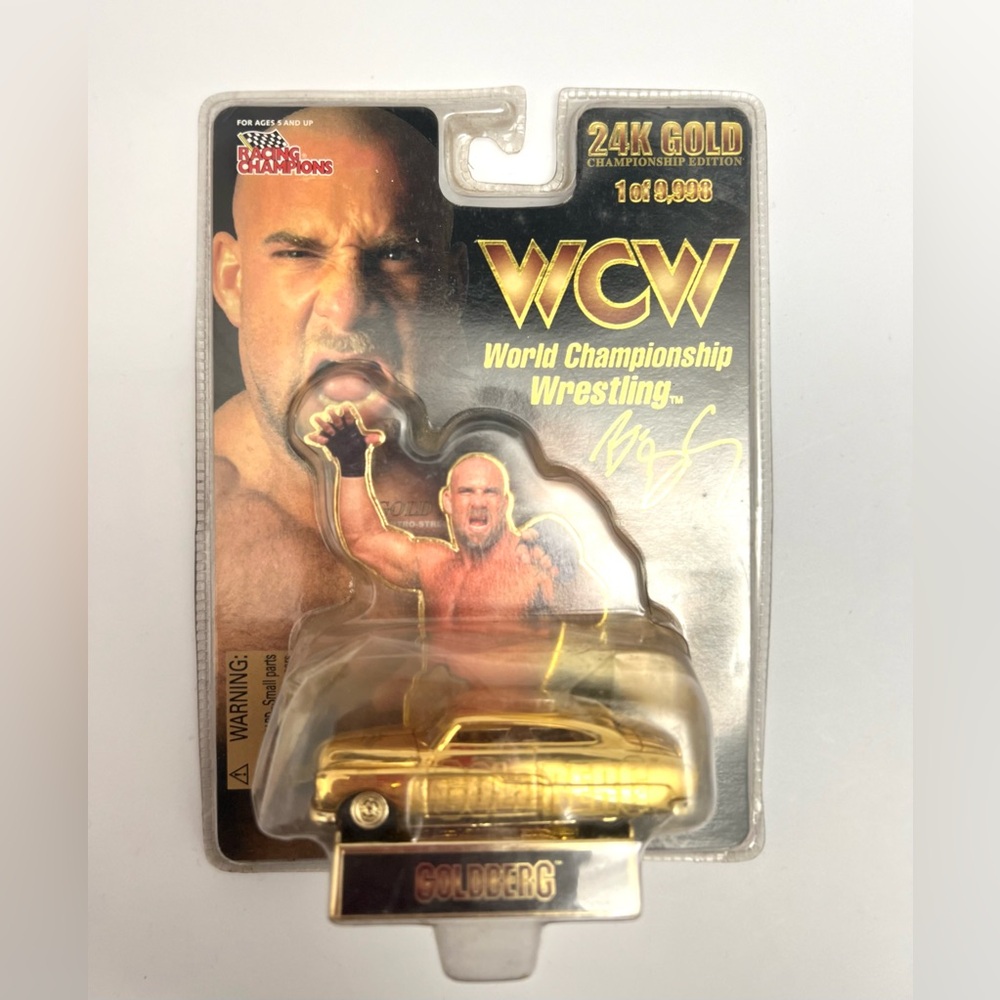 Goldberg 24k Gold WCW 1/64 Diecast 1998 Limited Edition Sealed